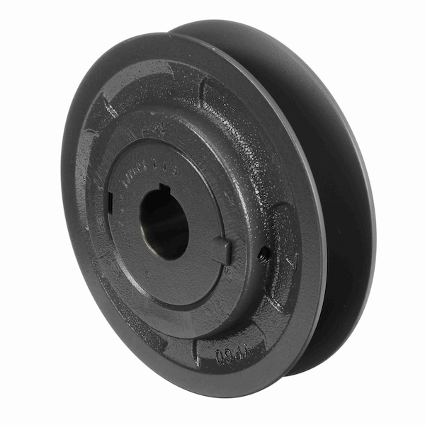 1 Groove Cast Iron Finish Bore Fhp Variable Pitch Sheave, 1VP60X 1 1/8